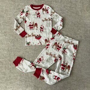 NEW 4T Pottery Barn Santa Holiday Pajamas